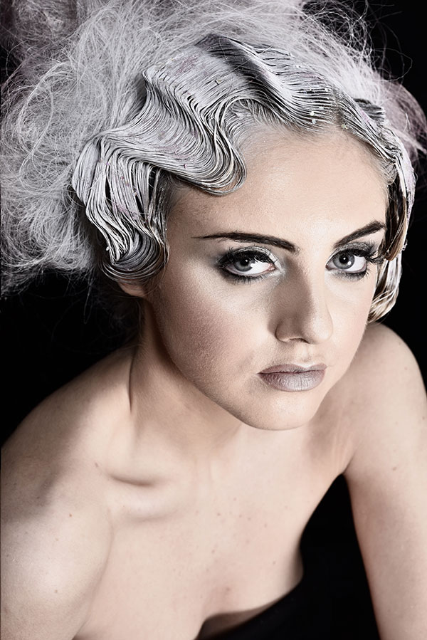 Futuristic hair and makeup, Fringe Photo Shoot